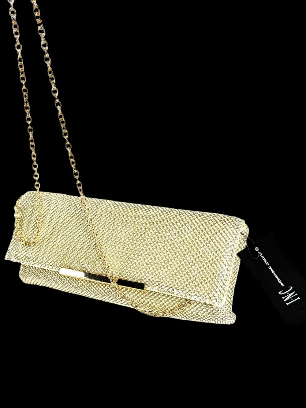 INC International Concepts shimmering mesh